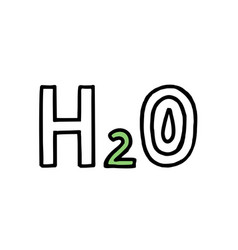 Formula Water H2o Co2 Concept Of Climate Change