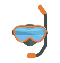 Swim Diving Mask Icon Cartoon Scuba