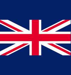 United Kingdom Of Great Britain Flag Simple For