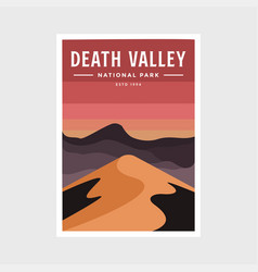 Death Valley National Park Poster Design