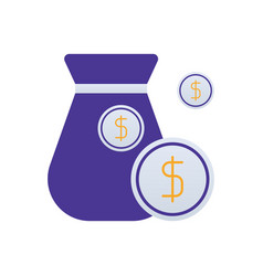 Budget Business Management Icon With Purple