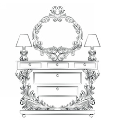 Glamorous Fabulous Baroque Rococo Console Table