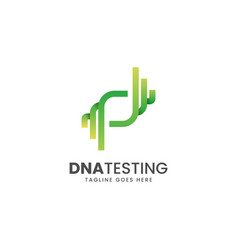 Logo Dna Testing Gradient Colorful Style