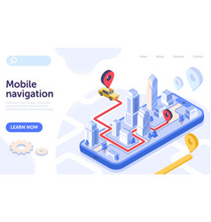 Mobile Navigation Banner