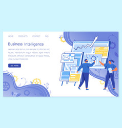 Business Intelligence Website Template People