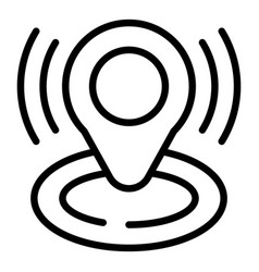 Location Online Icon Outline Store Map