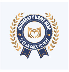 University Crest Logo College Badge