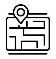 Online Marker Icon Outline Store Map