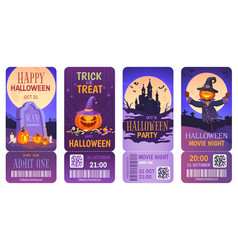 Halloween Tickets Film Ticket Design