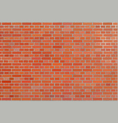 Empty Red Brick Wall Texture Background