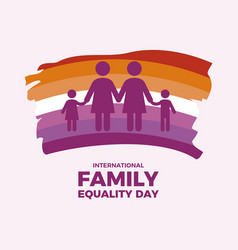 International Family Equality Day Poster