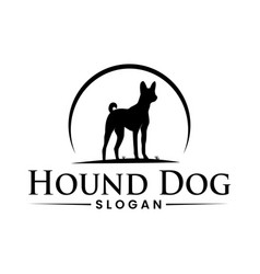 Simple Hunting Dog Logo Design