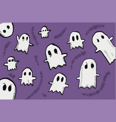 Happy Halloween Ghost Cartoon Fun