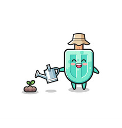 Cute Popsicles Is Watering Plant Seeds