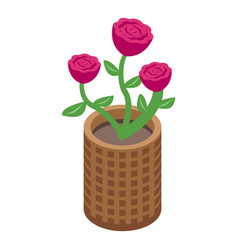 Furniture Store Plant Pot Icon Isometric