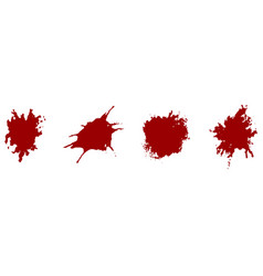 Paint Brush Splash Set Blood Splatter Dirty