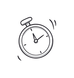 Timer Watch Doodle Icon Stopwatch Clock Hand