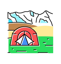 Tourism Summer Color Icon