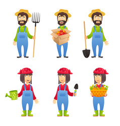 Farmer Cartoon Character