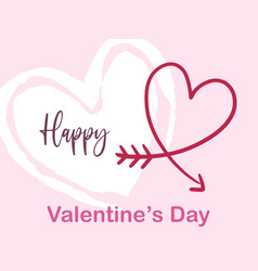 Pink Valentine Day Card Background