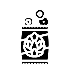 Spice Artichoke Glyph Icon