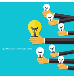 Finding The Main Idea Teamwork Management Concept