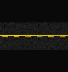 Yellow Dotted And Solid Highway Traffic Marks