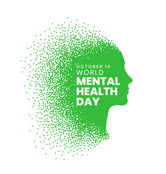 Line Art World Mental Health Day Poster