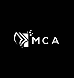 Mca Credit Repair Accounting Logo Design On White