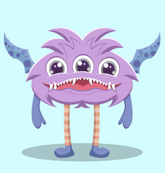 Scary And Cute Winged Monster