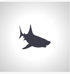 Shark Fish Icon Shark Isolated Icon