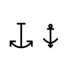 Anchor Icon Anchor Sign Marine Symbol