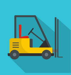 Forklift Icon Flat Style