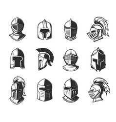 Knight Warrior Helmets Heraldry Gladiator Armor