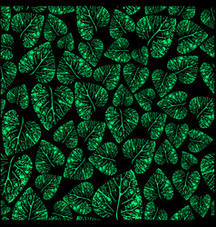 Abstract Tropical Leaf Seamless Pattern