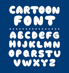 Funny Cartoon Font Doodle Line