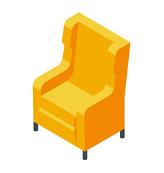 Soft Big Armchair Icon Isometric Modern