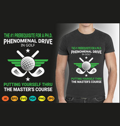 Golf T-shirt Design Graphic Custom High School