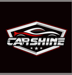 Car Shining Auto Detailing And Wash Logo