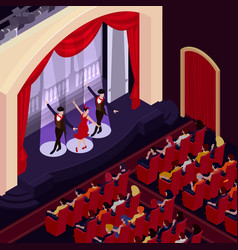 Theatre Isometric Background