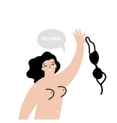 A Woman Without Bra