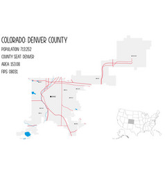 Denver County In Colorado Usa