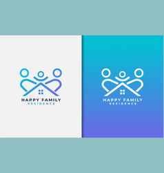 Happy Family Residence Logo Design