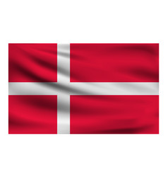 Realistic National Flag Denmark Current State