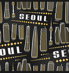 Seoul Seamless Pattern