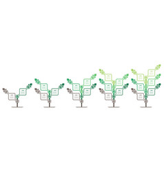 Set Vertical Infographics In Form Trees