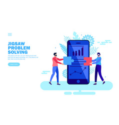 Team Solving Problem In App With Jigsaw