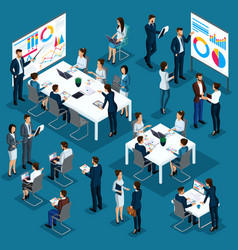 Isometric People Person 3d Coaching Business