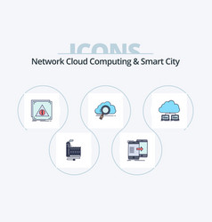 Network Cloud Computing And Smart City Line