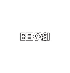 Bekasi In The Indonesia Emblem The Design